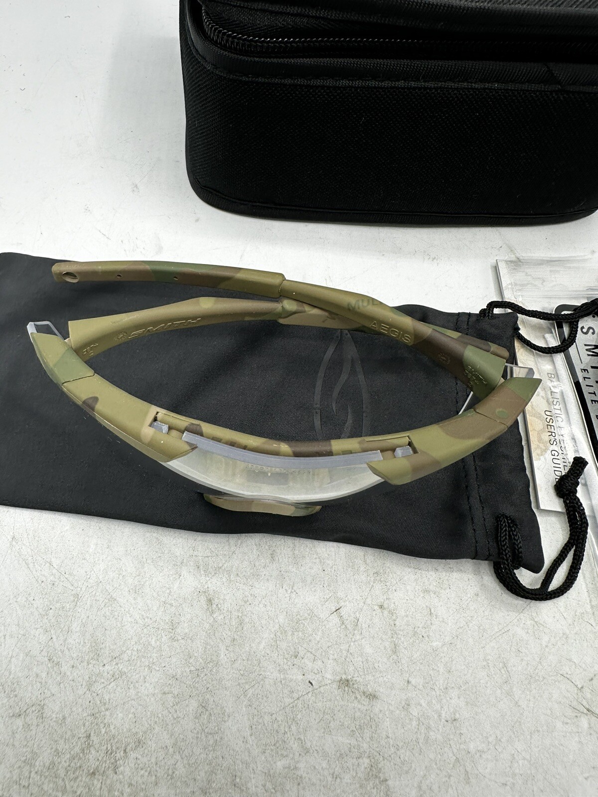 Smith Optics AEGIS Frame, Clear Lens Shooting Glasses Multicam OCP APEC