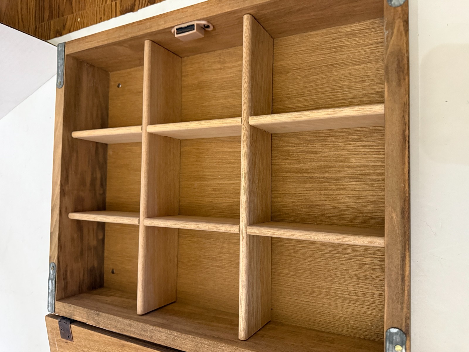 Vintage Editions Taylorsville NC Wooden Budweiser Divided Crate Box Shadowbox