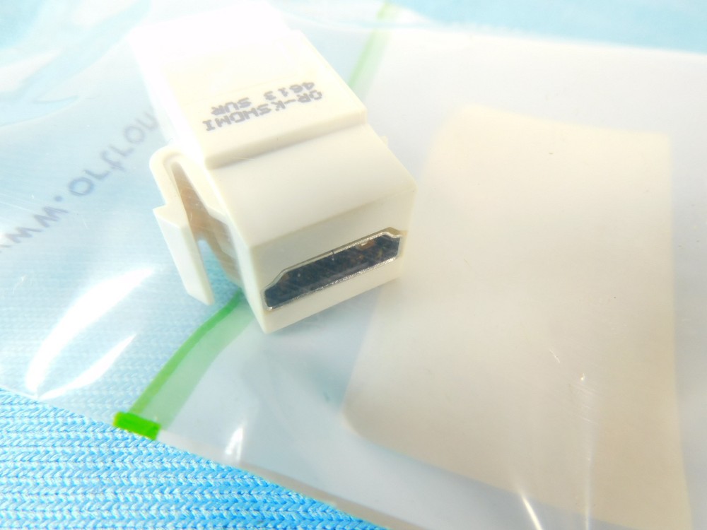 OR-KSHDMI Ortronics TechChoice HDMI Keystone, Feed-Thru Module - QUANTITY OF 2