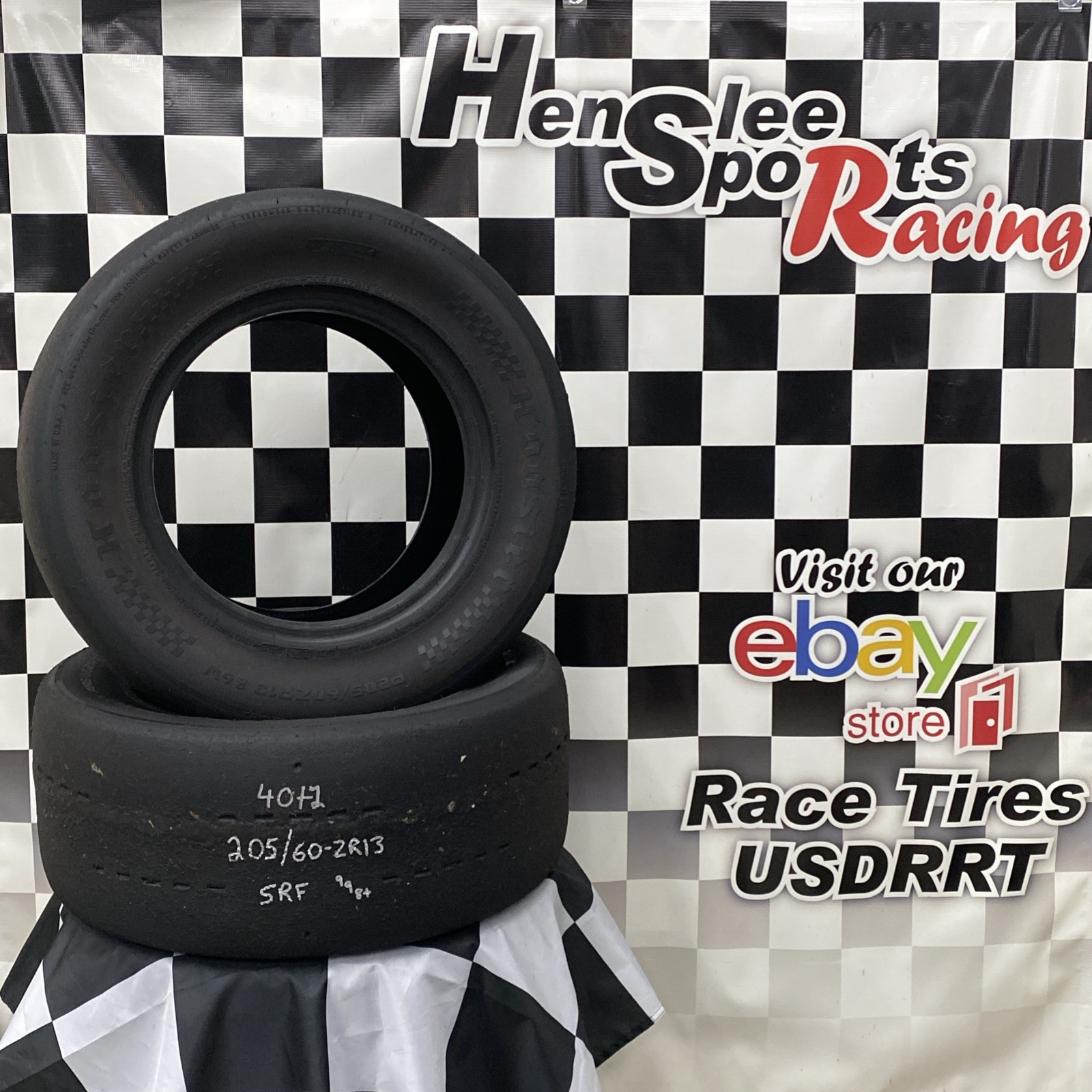 401-2 USDRRT HOOSIER DOT Road Race Tires SRF 205/60-ZR13