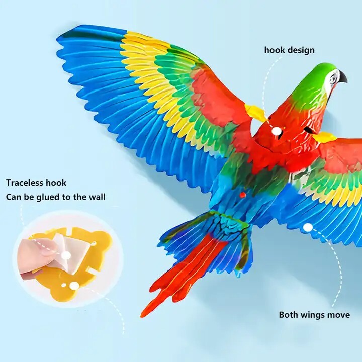 Electronic Interactive Flying Bird Cat Toy | Hanging Pet Stimulation Exercise