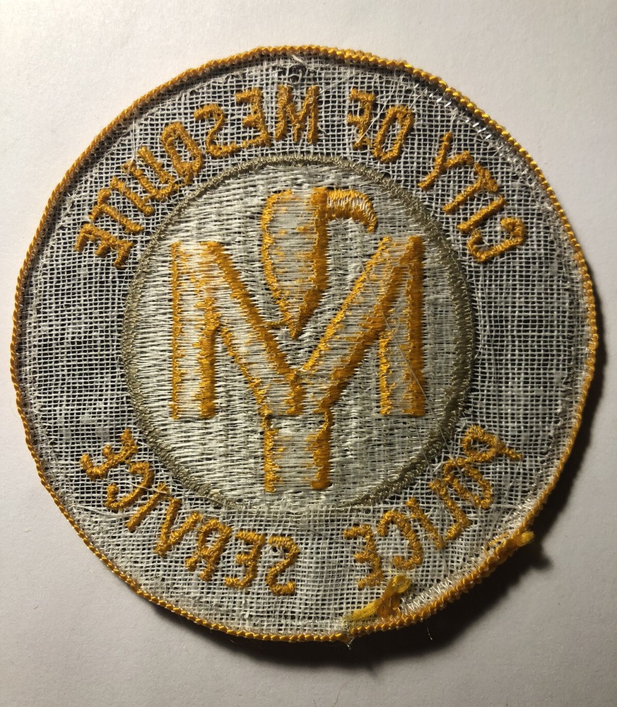 Vintage Mesquite Texas Police Service Patch