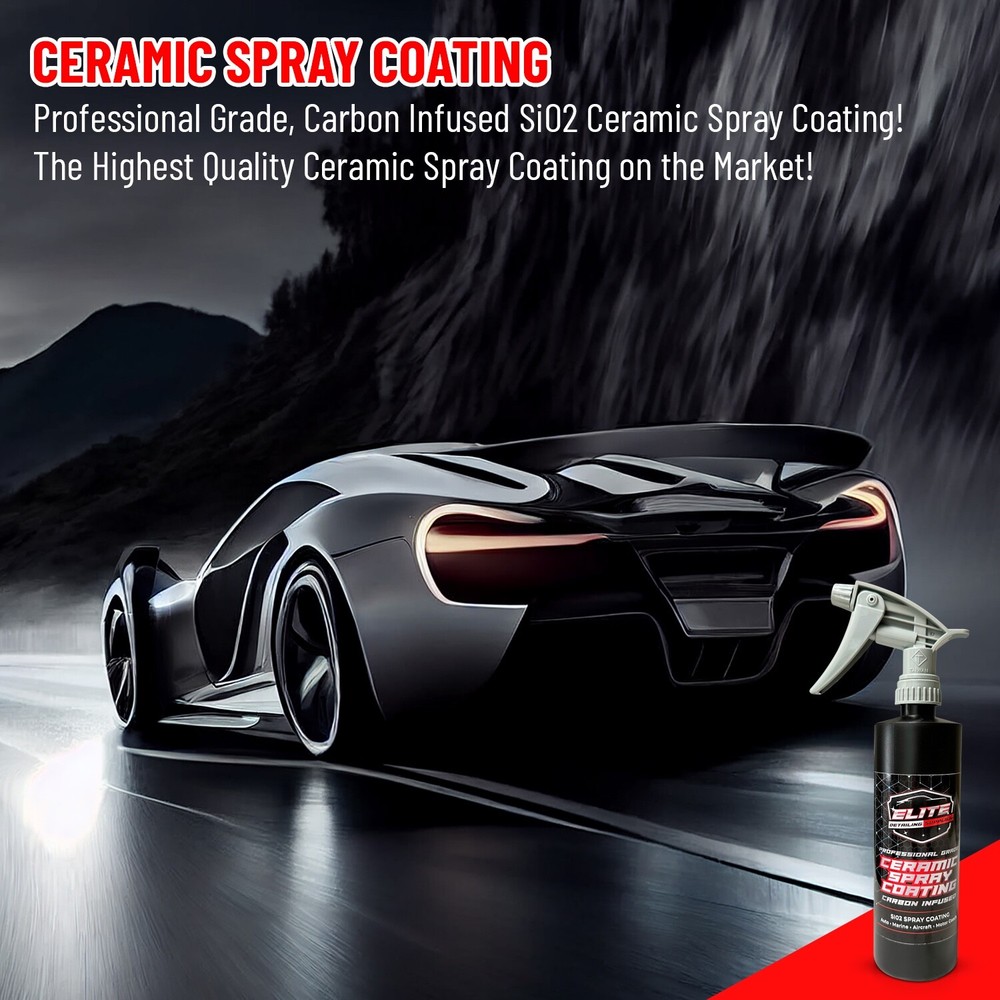 Carbon Infused Ceramic Spray Coating! Extremely User Friendly- Pro Results!