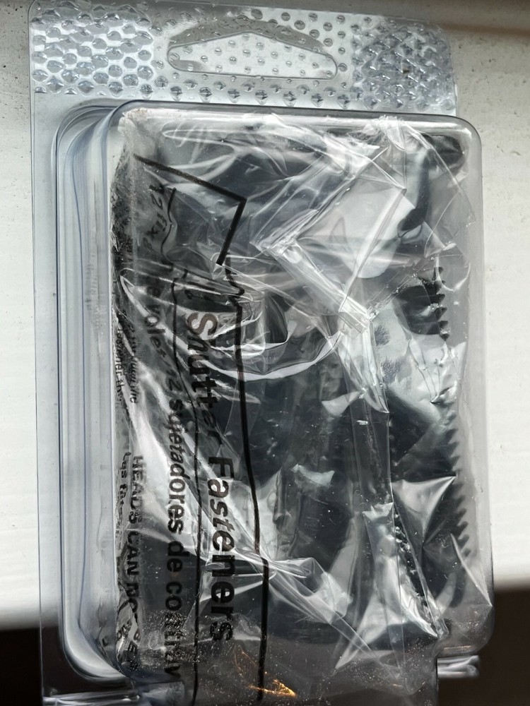 Vantage Presslok Shutter Fastener 13" 12pc Black Sealed Package