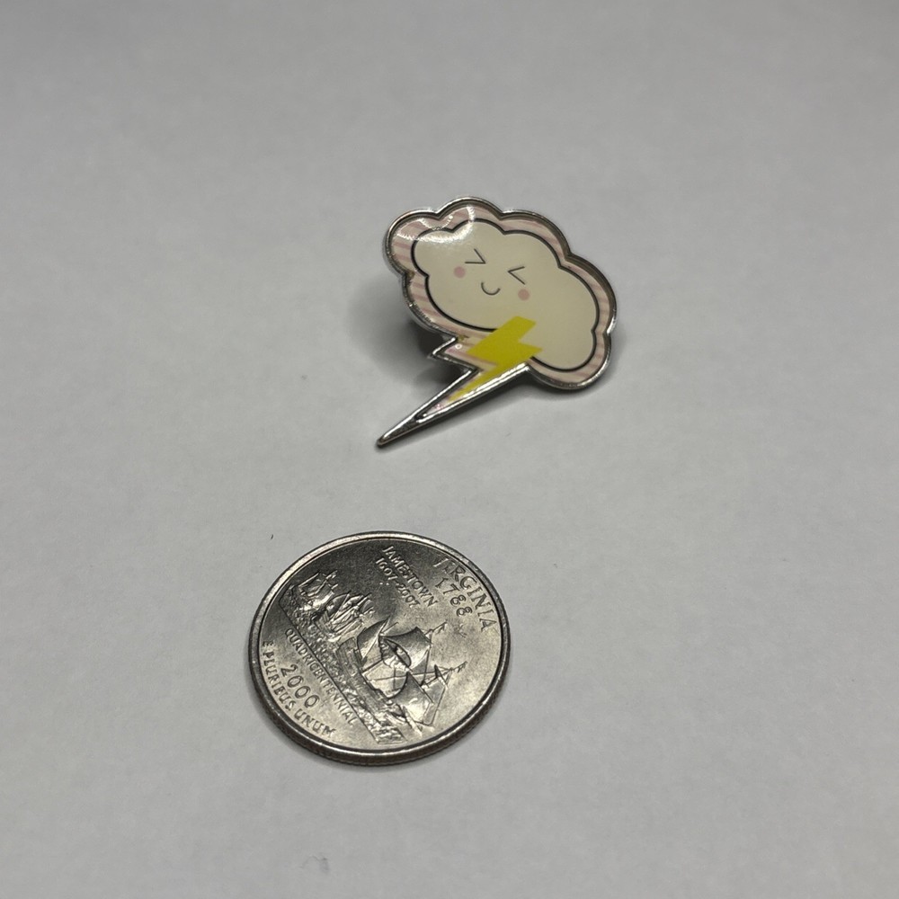 Lapel Pin - Lightning Cloud S85