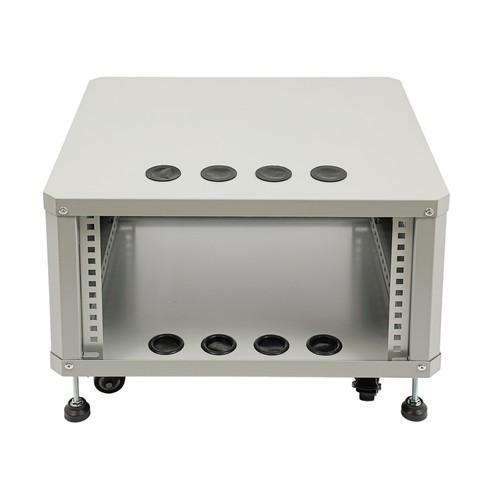 6U Audio&Studio Rack with Caster Wheels DJ Rolling Server Shelf Open Cabinet