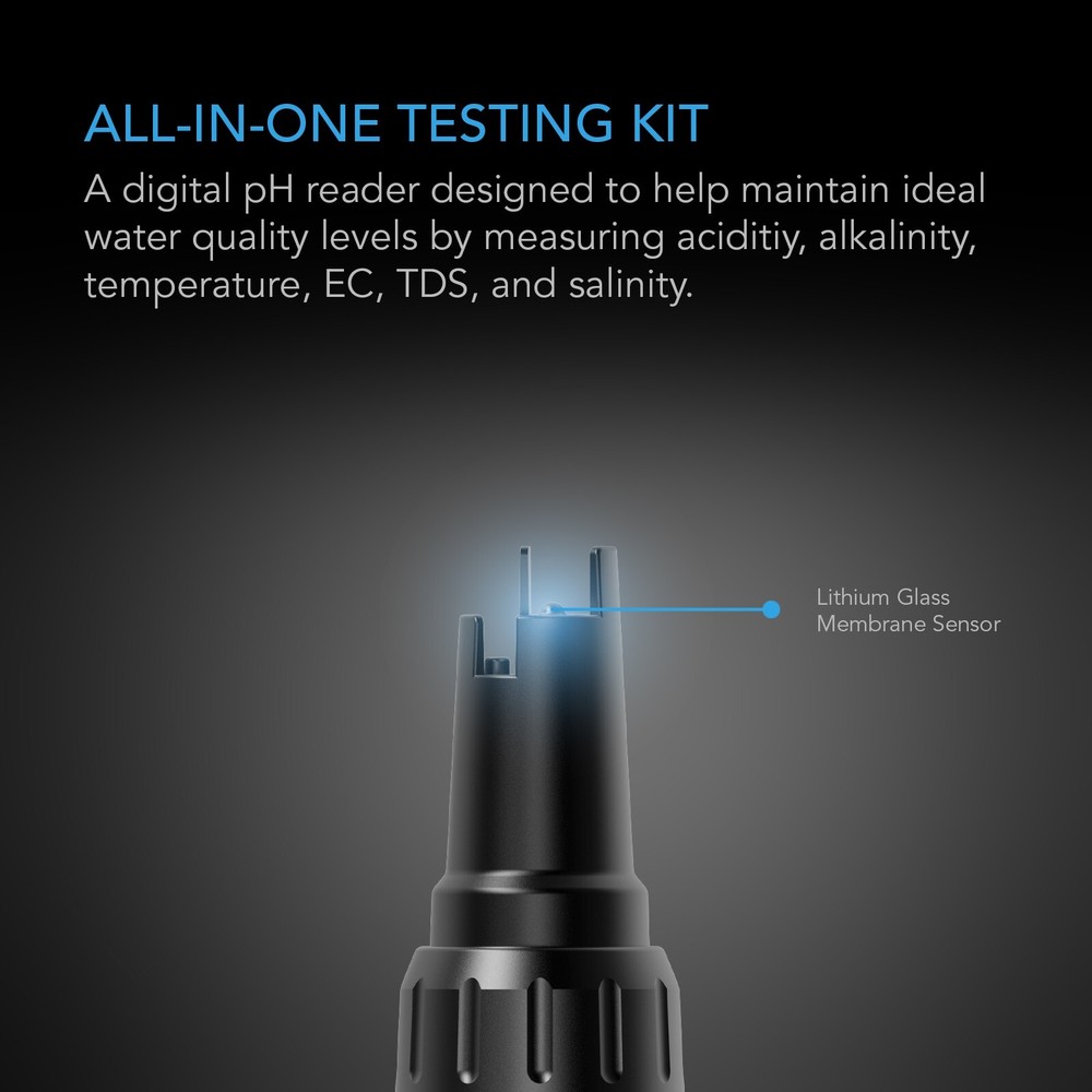 Hydroponic Meter PRO Kit, pH Pen with ±0.01 Accuracy & Interchangeable Probe