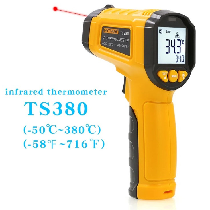 1pc TS380 Infrared Non-Contact Thermometer Handheld High-Precision Gauge - NEW