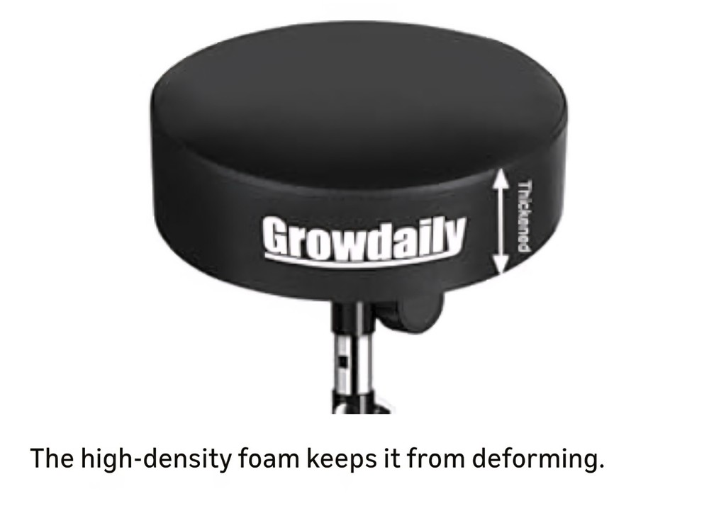 Drum Throne,Adjustable Stool Drum Universal Drum Throne Drummer Stool for Adu...