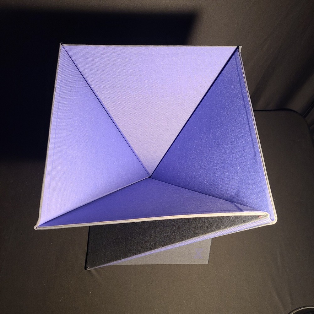 Levit8 - Flat Folding Portable Standing Desk - Large, Light Purple