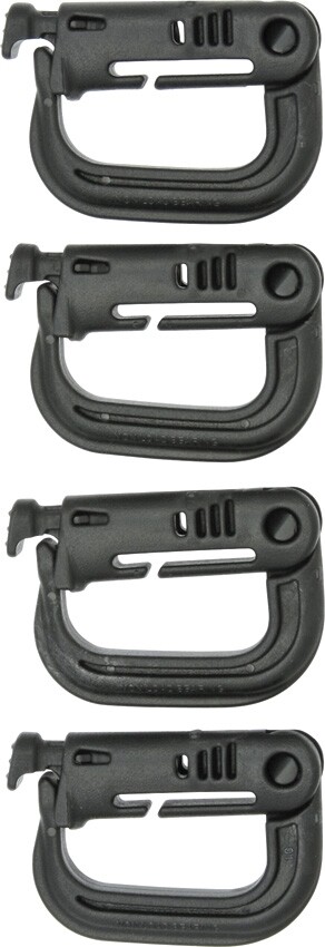 Maxpedition Grimloc Locking D-Ring 4pk Attach Weapons Etc Resists Solar Heating