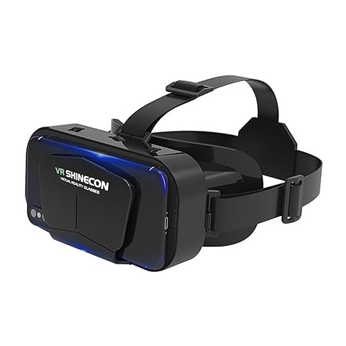 VR Headset Universal 3D Virtual Reality Goggles Support 360°Panorama Black