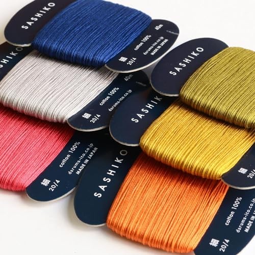 Nippon Chuko Daruma Sashiko Thread Chic Set (DRM2400-6SET-B)