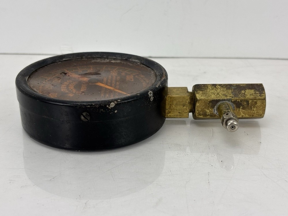 Vintage Weidenhoff Compression Test Gauge Set w Case Auto Tool 200 PSI-Untested