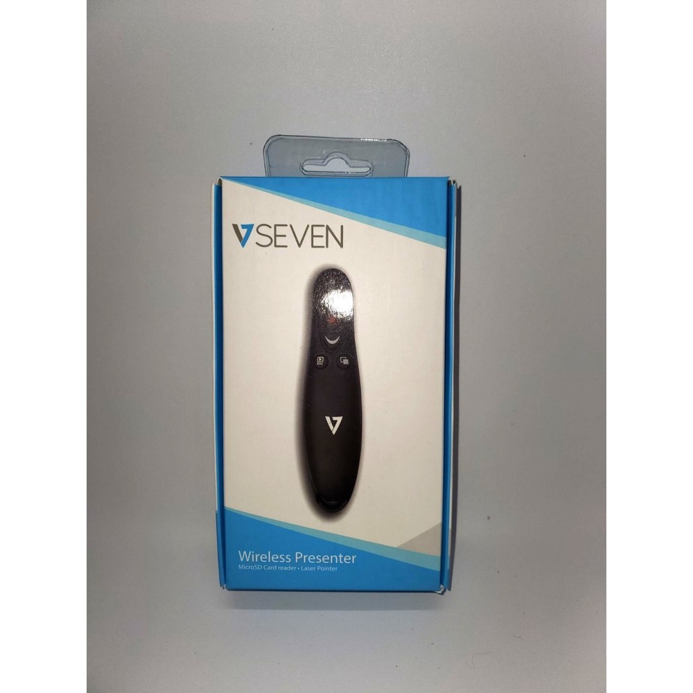 E-2 V7 Wireless Presenter Laser Pointer microSD Card Reader-USB-5 Buttons