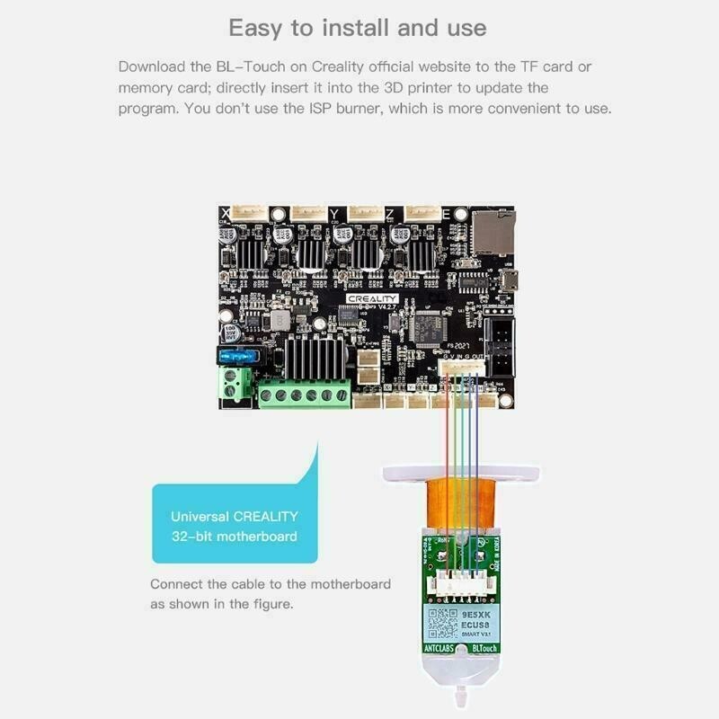 Creality 3D Printer BL Touch Auto Bed Leveling Kit 32 Bit for Ender 3 Pro CR-10