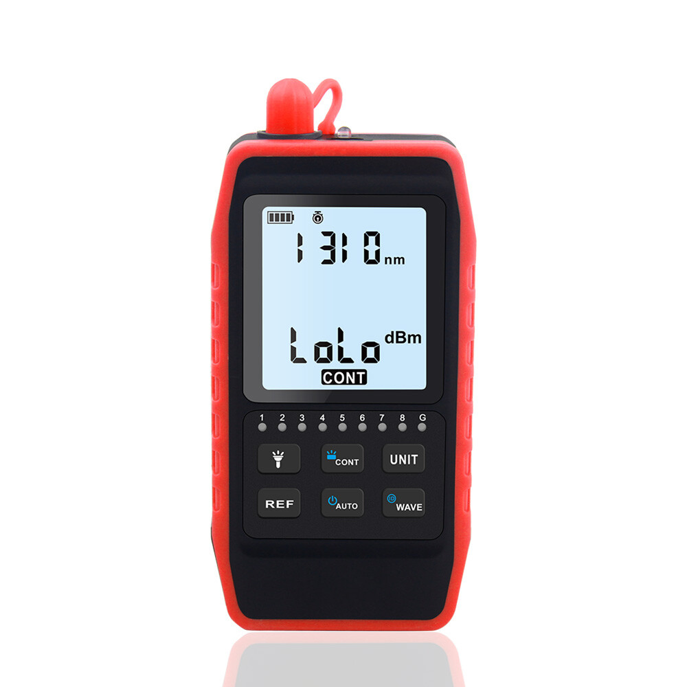 VXSCAN NF-908 MINI Optical Power Meter RJ45 Network Test LED Lighting