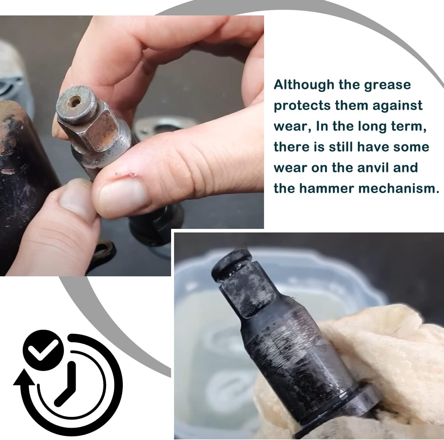 3/8" Impact Wrench Replacement Anvil w/ O Ring for Ingersoll Rand IR2112 IR2115