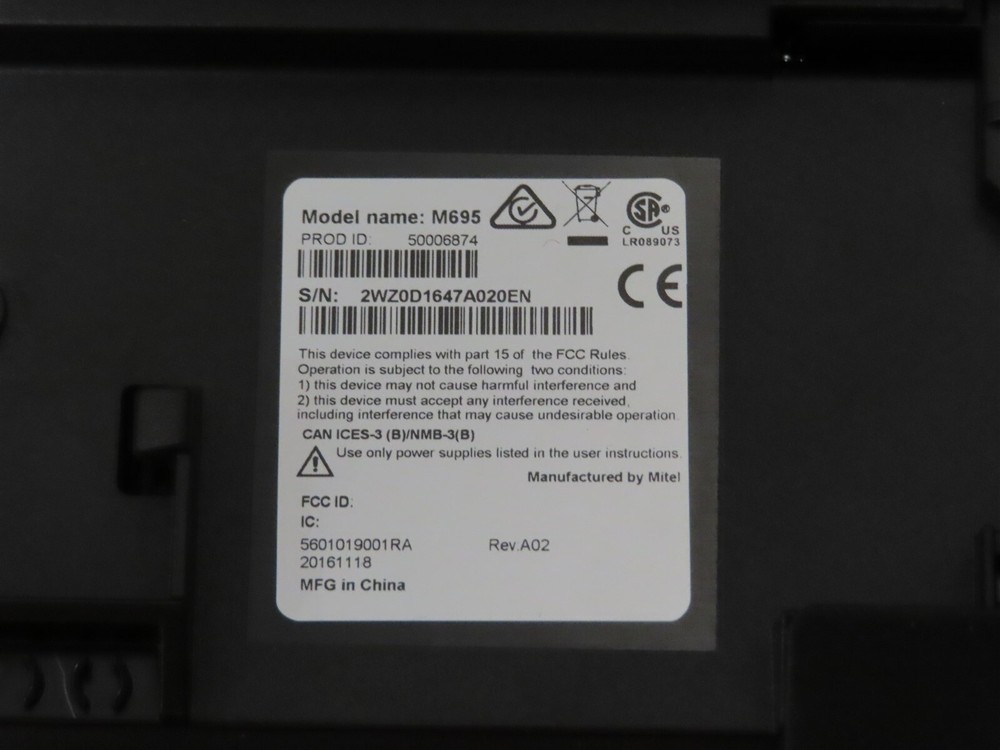 Mitel M695 PKM Programmable Key Module Telephone Accessory 50006874