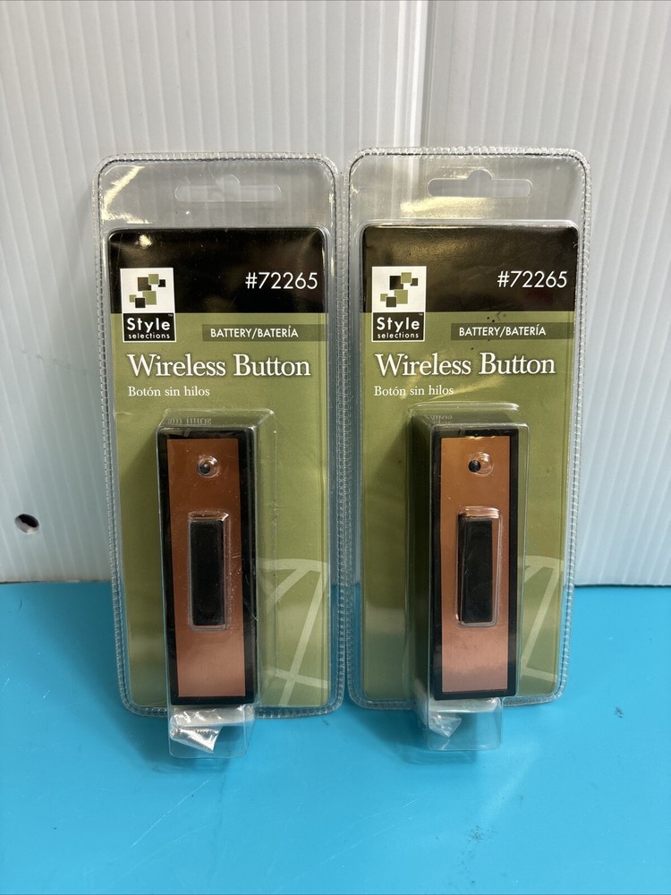 Wireless Button (2) 72265 By Style New