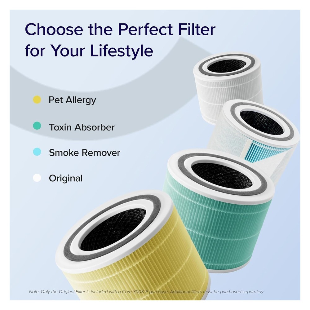 LEVOIT Air Purifier Core300S Smart WiFi HEPA Filter White