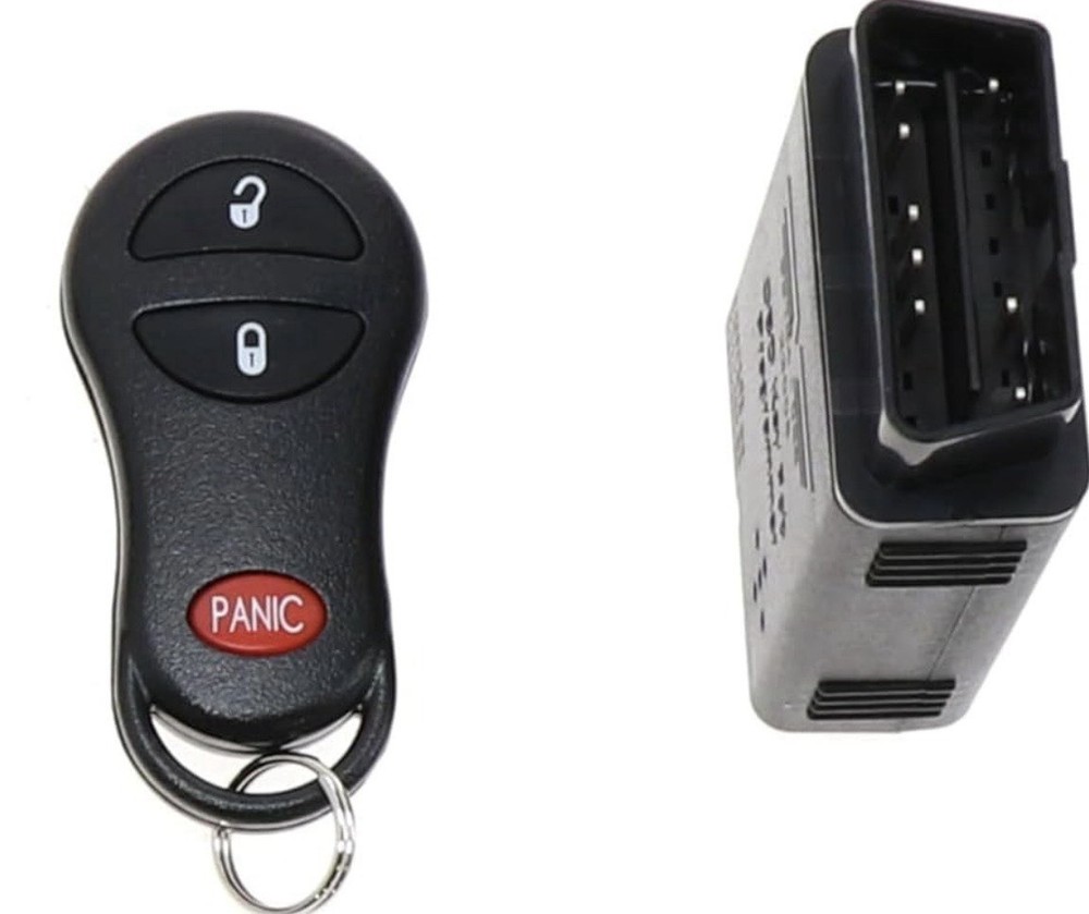 Dorman 99164 Black Keyless Entry Remote 3 Button Compatible Dodge, Chrysler