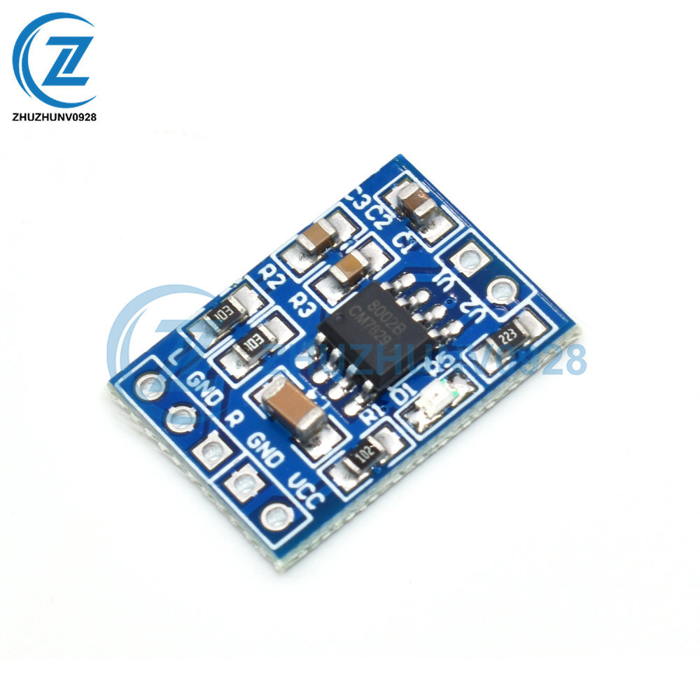 2PCS HXJ8002 Mini Power Amplifier Audio Voice Amplifier Module Replace PAM8403