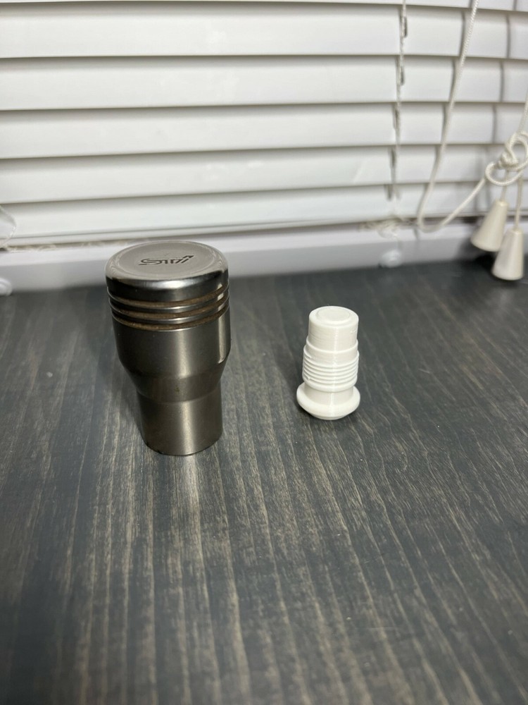 Subaru WRX STI "piston" titanium shift knob -*****PLASTIC INSERT ONLY*****