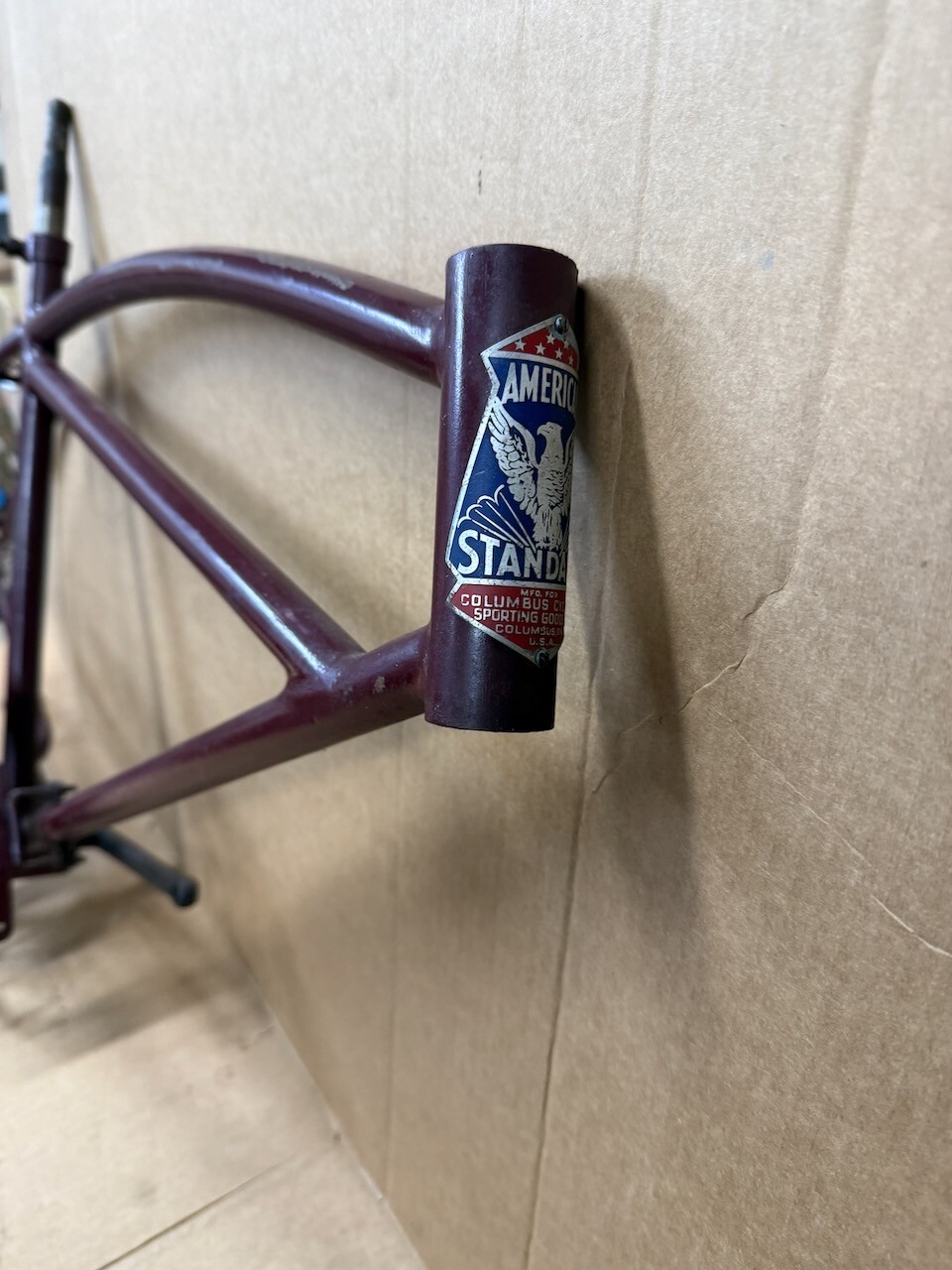 Schwinn Prewar Standard 26" Mens Straightbar Bicycle Frame Set 1941 to 1945