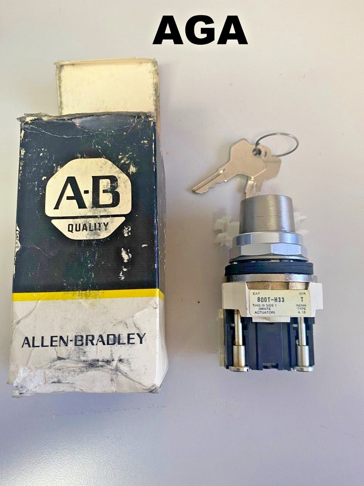 Allen Bradley 800T-H33 Keyed Selector Switch