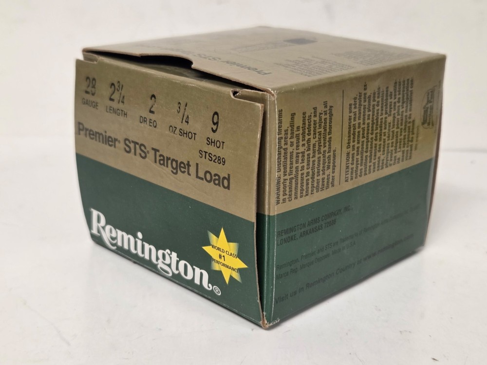 Empty Remington 28 Ga Shotgun Shell Box
