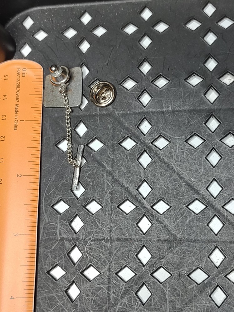 Super Cool Charcoal Brix Pin Or Tie Tack