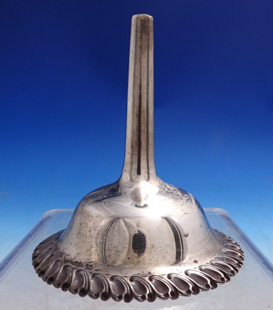 Shiebler Sterling Silver Wine Funnel with Loop #7566 2 3/4" x 3 1/2" (#8728)