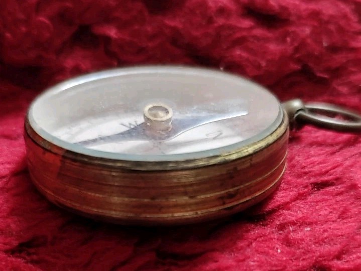 Vintage Brass Magnetic Compass British