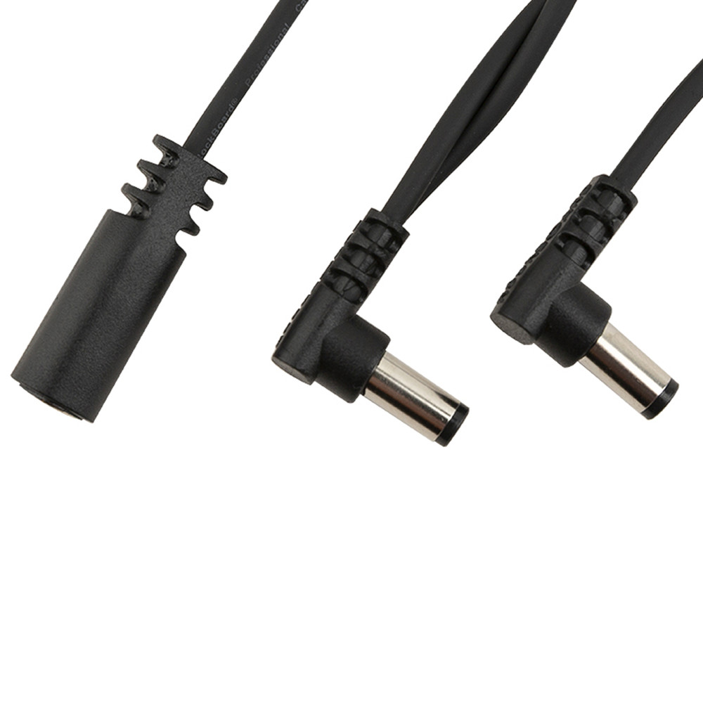 RockBoard Flat Daisy Chain Cable 2 Outputs - Angled