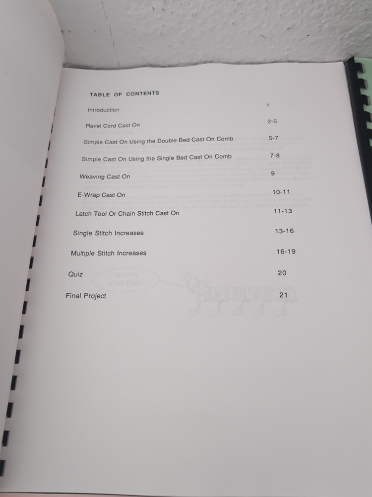 Mastering Your Machine Marlene Correspondence Courses Course #1 Lessons 1-10