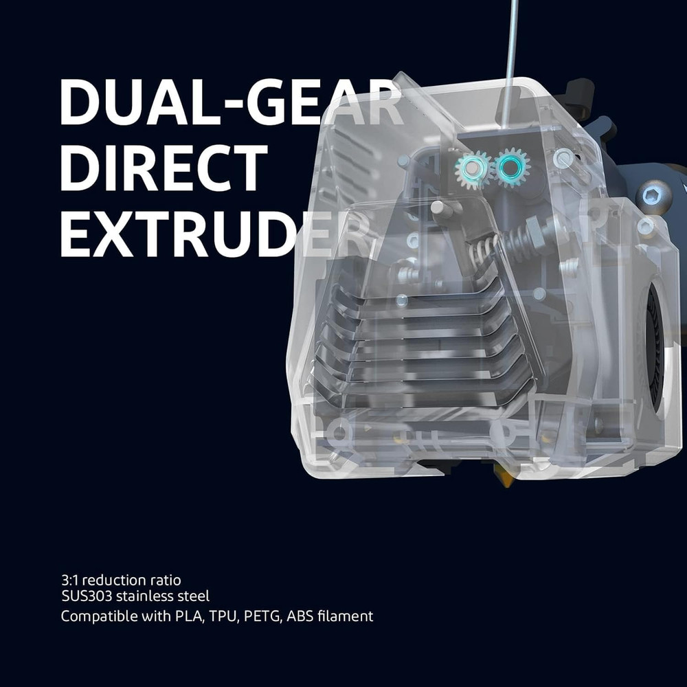 3D Printer Extruder for Neptune 3 Pro/3 Plus/3 Max 3D Printer, Fully Assemble Du