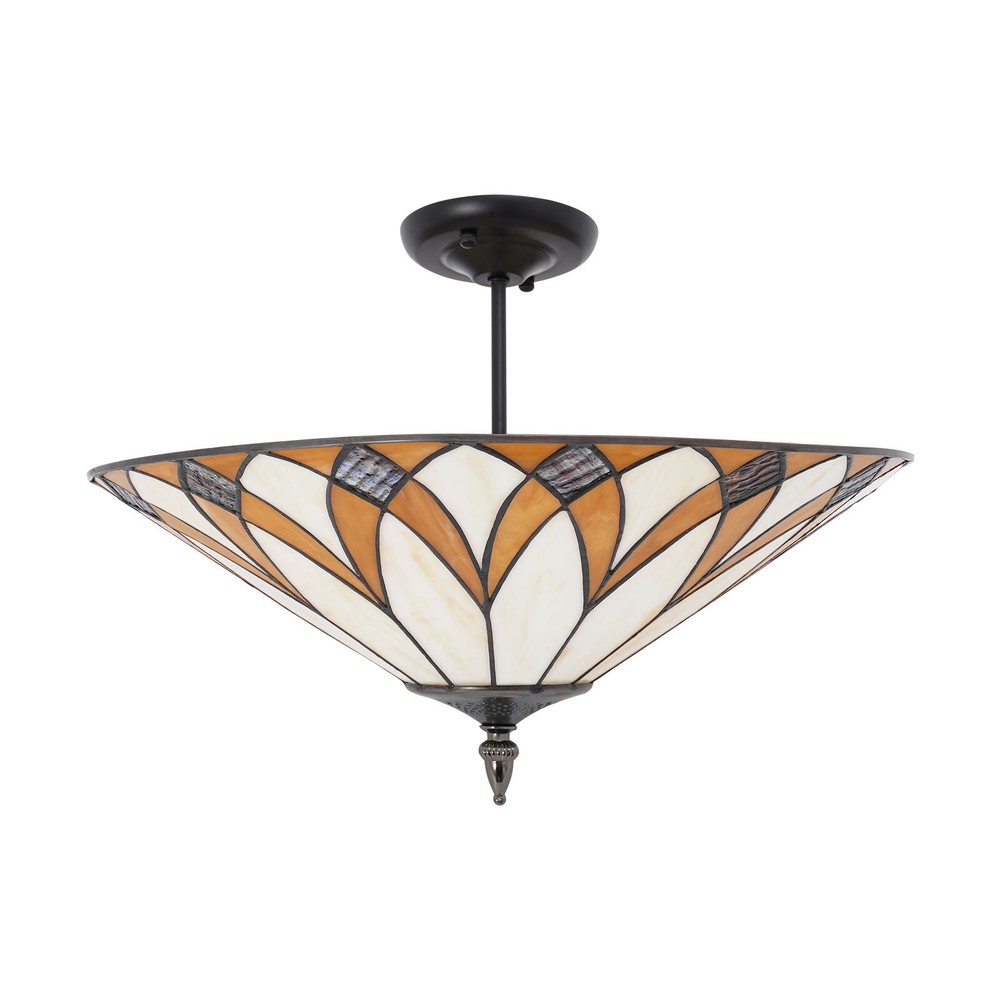 Ceiling Light, Stained Glass Ceiling Light Fixture, Flush Mount Ceiling Light US