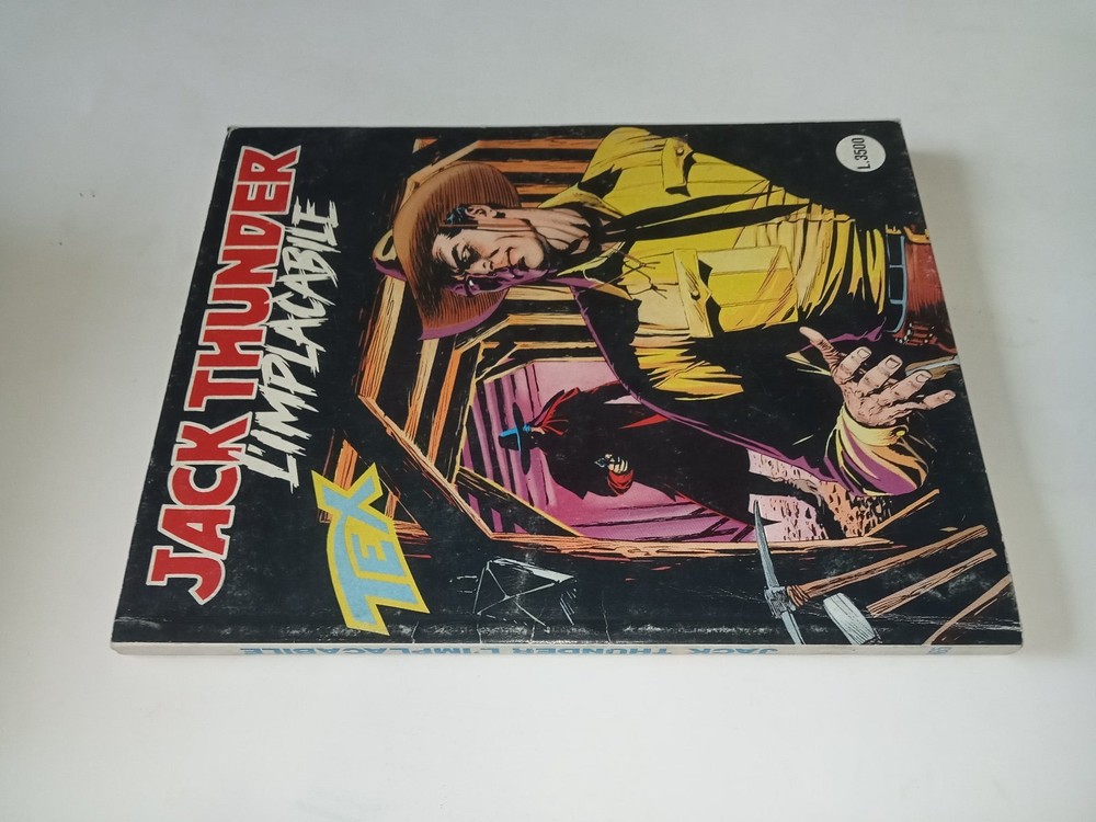 Bonelli TEX Jack Thunder the Relentless Comic Book Number 465