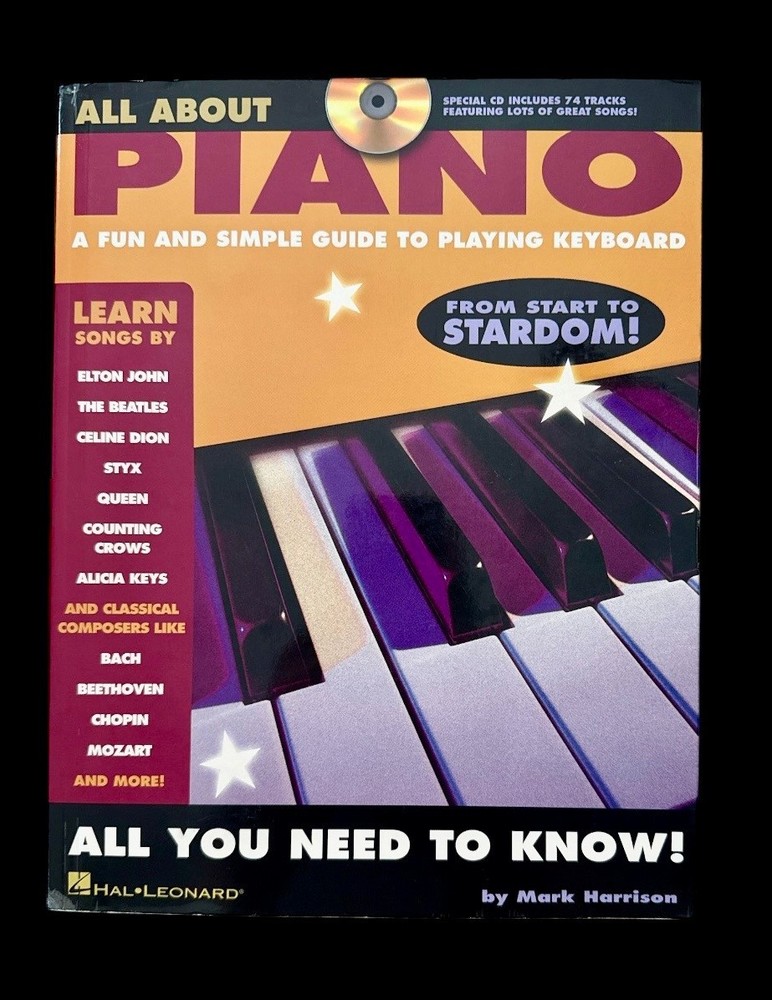 Hal Leonard: All About Piano: Mark Harrison: Workbook/CD