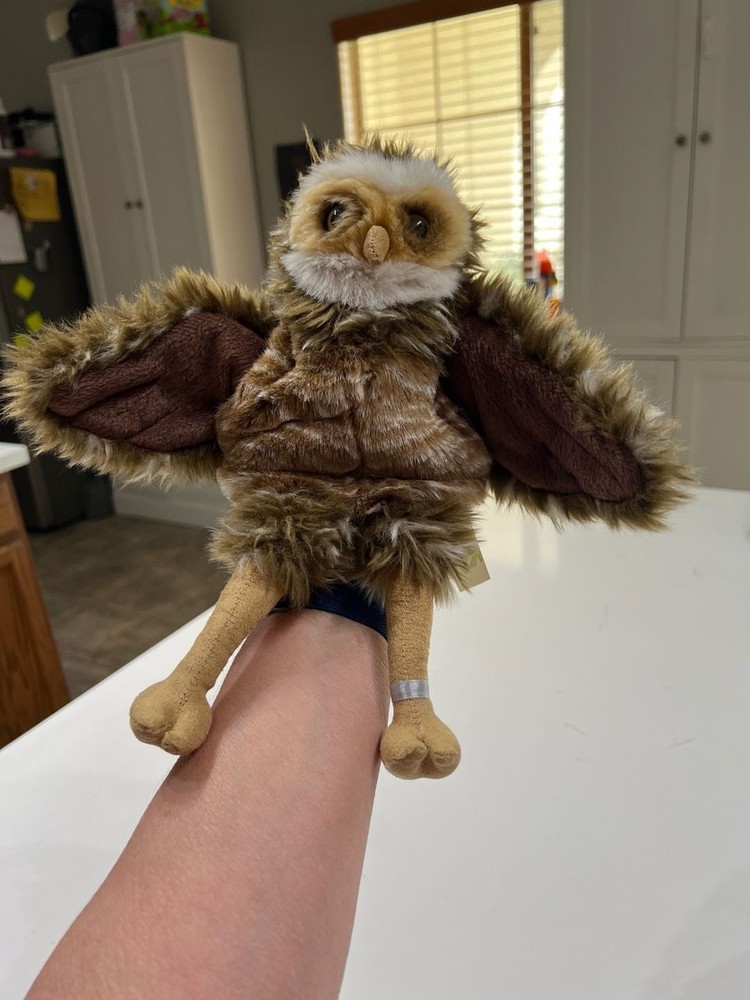 Folkmanis Burrowing Owl Hand Puppet Realistic Plush