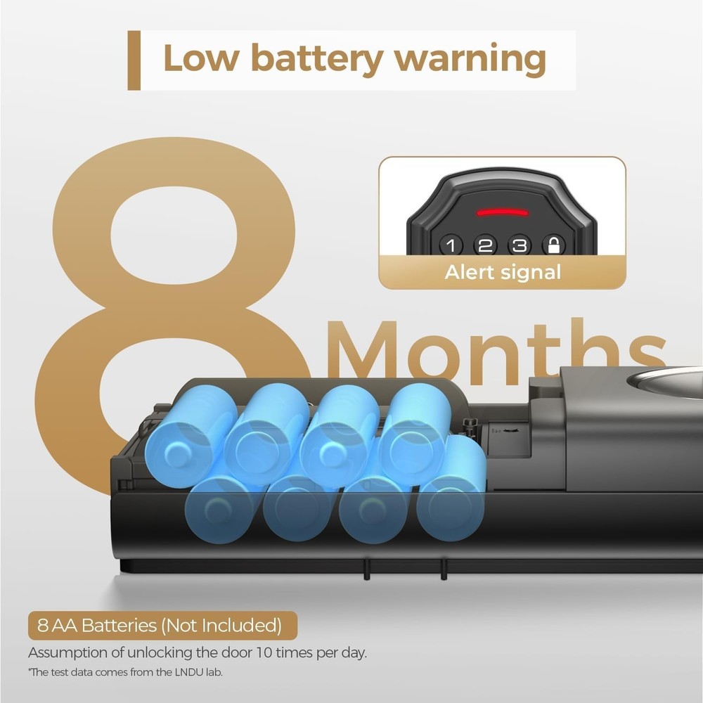 ARPHA Wi-fi Smart Keypad Lock--Black