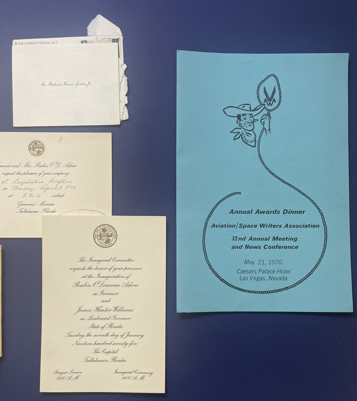 Vintage NASA Space Collectible Lot/Scrapbook - Sanders LaMont Aerospace Writer