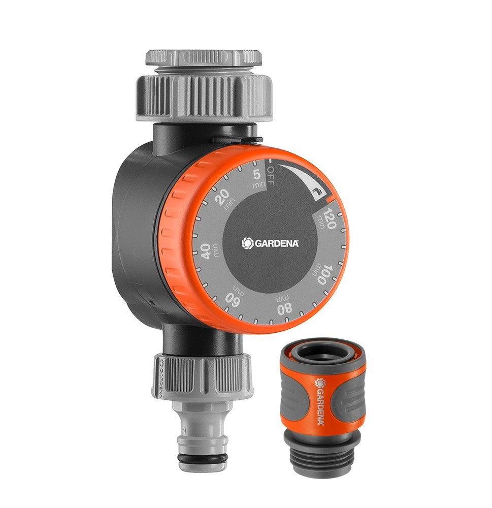 GARDENA 31169 Mechanical Water Timer Flow Control - No Batteries
