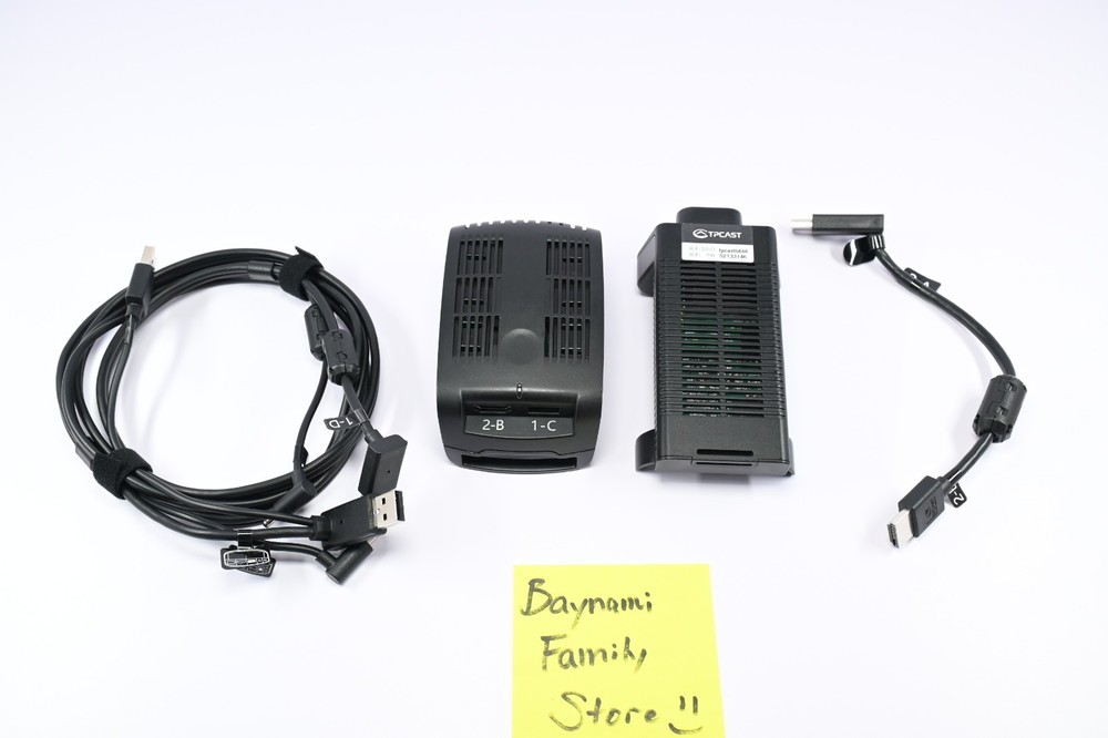 TPCast Wireless Adapter VR HTC Vive Black Transmitter + Connection Cable ONLY