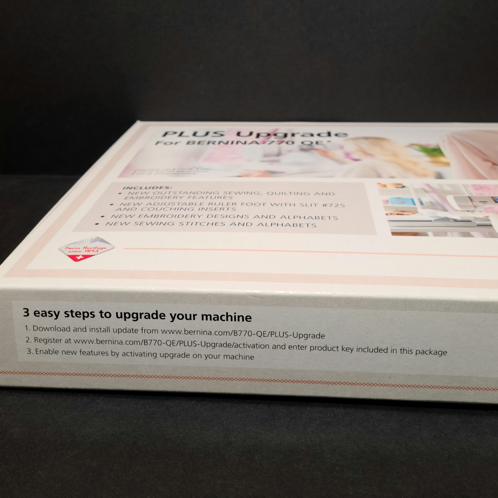 Bernina PLUS Upgrade for Bernina B 770 QE & 765 Advanced Software + Tools - NEW!