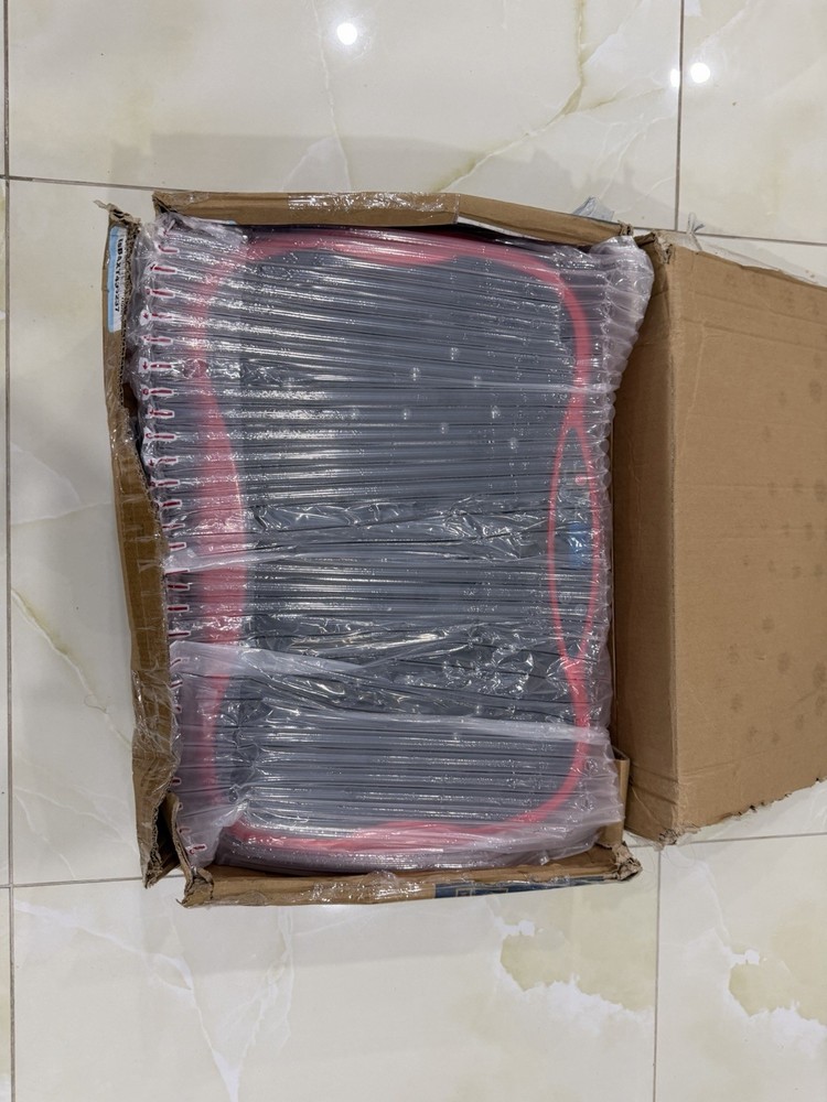 Red Oscillating Vibration Platform Machine Adjustable Speed LCD Display