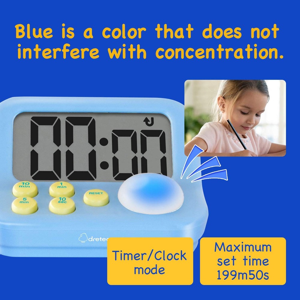 Pomodoro Timer Productivity Timer For Studyingexam For Kids Large Display Large