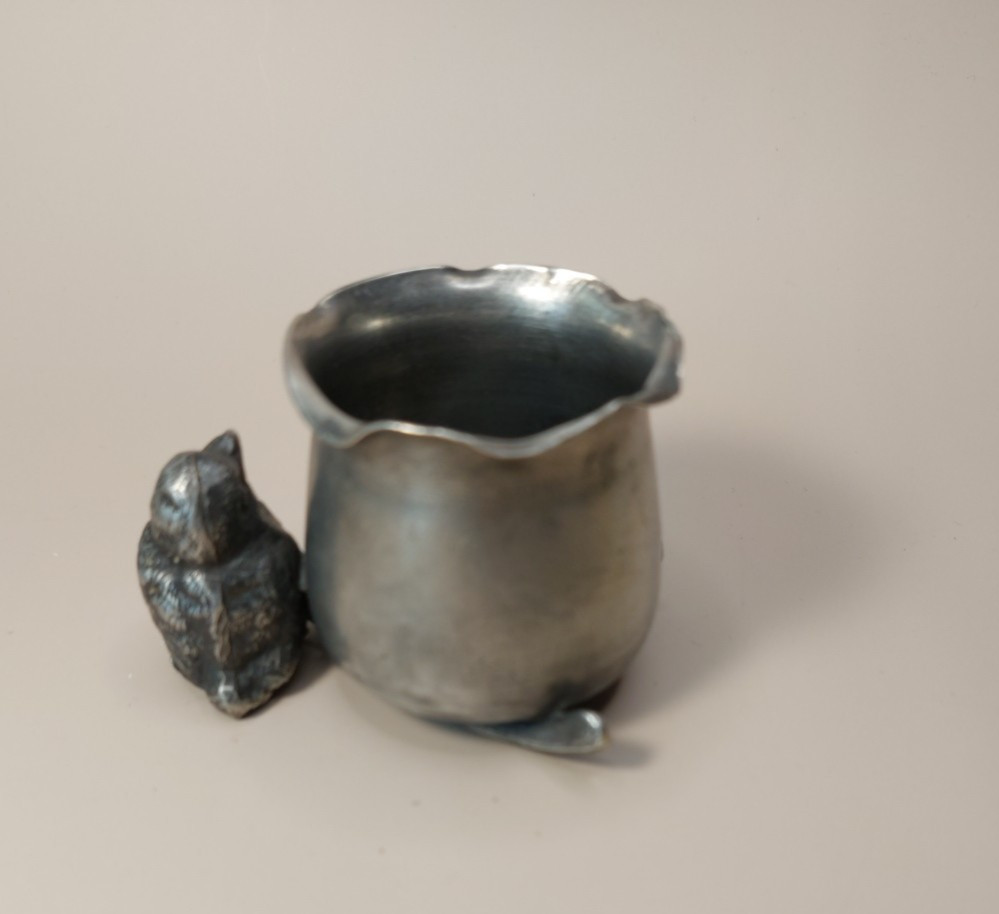 Vintage Warren Silver Plate Co Bird Wishbone Figural Toothpick Holder #346