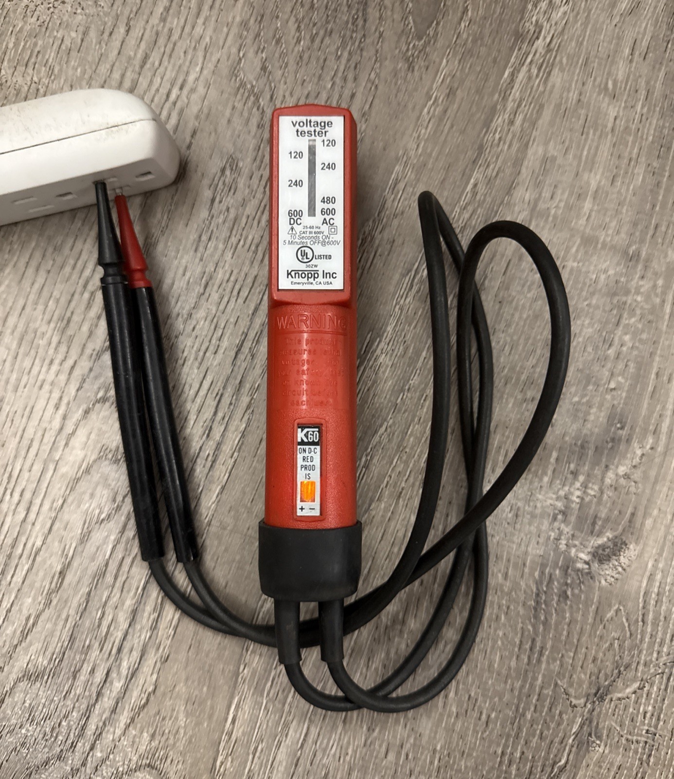 Knopp K60 Voltage Tester 120V-600V AC DC